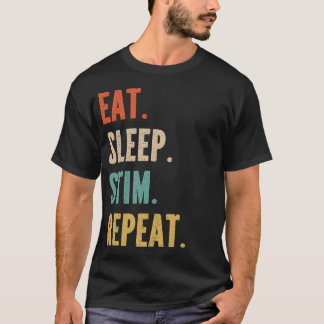 Camiseta Come. Duerme. Estim. Repite. - prueba de neurodive