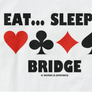 Camiseta Come... Duerme... Puente (Trajes de tarjetas de hu