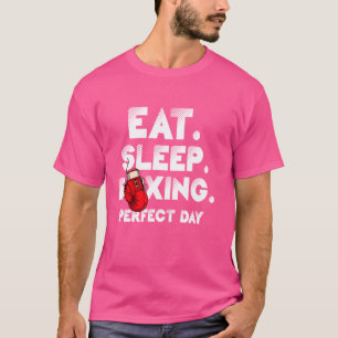 Camiseta Come. Duerme. Repite. Boxeo por día perfecto