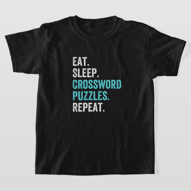 Camiseta Come.Duerme. Rompecabezas de cruz. Repite. (Distribución)