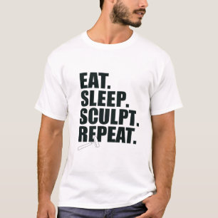 Camiseta Come. Duerme. Sculpt. Repite.