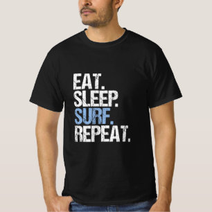 Camiseta Come.Duerme. Surf.Repite.