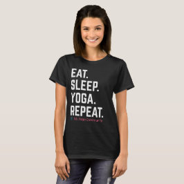 Camiseta Come. Duerme. Yoga. Repite. | Tori G. Yoga Tee