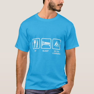 CAMISETA COME, DURA, VAYA A LOURDES
