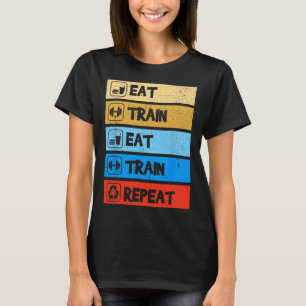 Camiseta Come Entrenar Repetir Fuerza Deportes Gimnasio Div