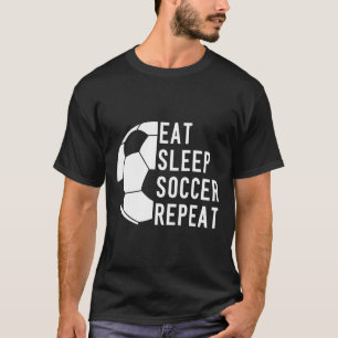 Camiseta Come Fútbol Duerme Repite