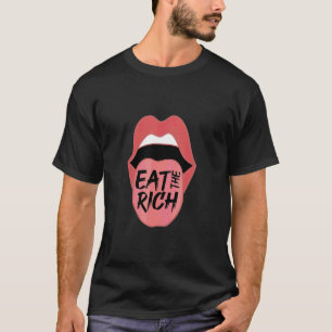 Camiseta Come La Boca De Labios Ricos Capitalismo Crítico R