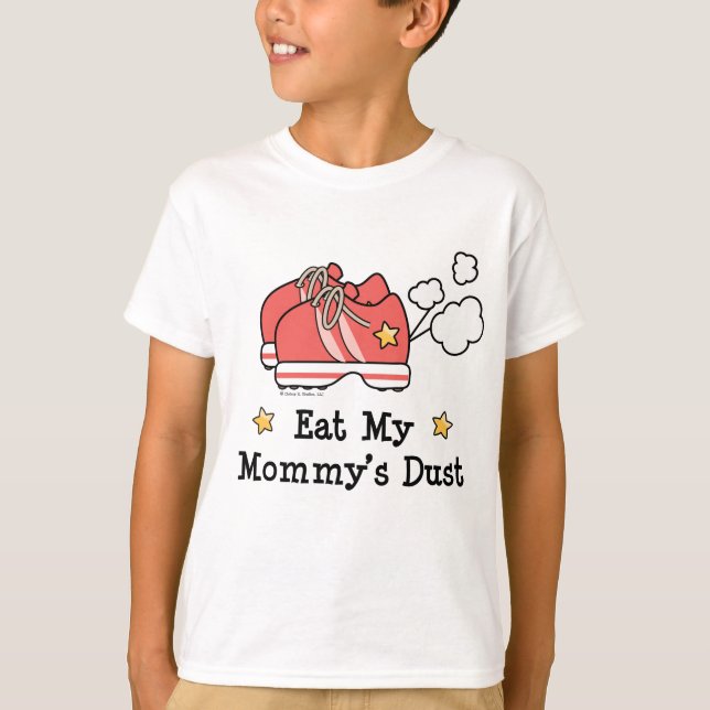 Camiseta Come la sudadera de mi mamá. (Anverso)
