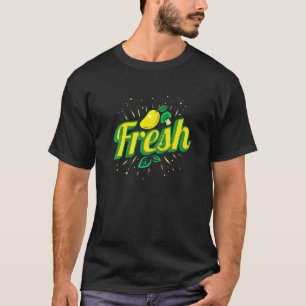 Camiseta Come Mangos Limones Y Brócoli Frescos Vegetariano