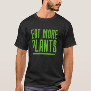 Camiseta Come Más Plantas Herbívoro Orgánico Vegano Vegetal