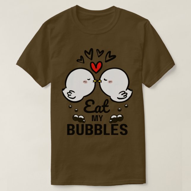 Camiseta Come mis burbujas (Diseño del anverso)