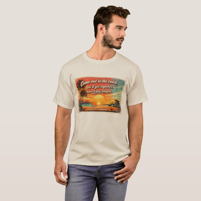 Camiseta Come Out to the Coast Men's T-Shirt (Anverso completo)