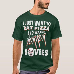 Camiseta Come Pizza Y Mira A La Lamante De Las Películas De
