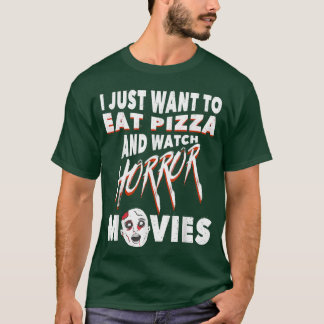 Camiseta Come Pizza Y Mira A La Lamante De Las Películas De