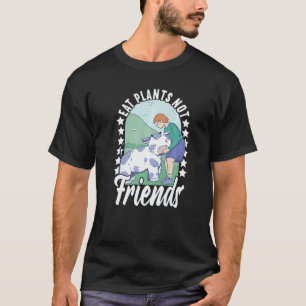 Camiseta Come Platos No Amigos Ropa Vegana Veggie Vegana 