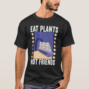 Camiseta Come Platos No Amigos Vegan Veggie Ropa Vegana 