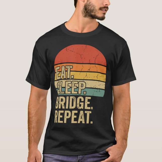 Camiseta Come Puente Repite Tarjeta (Anverso)