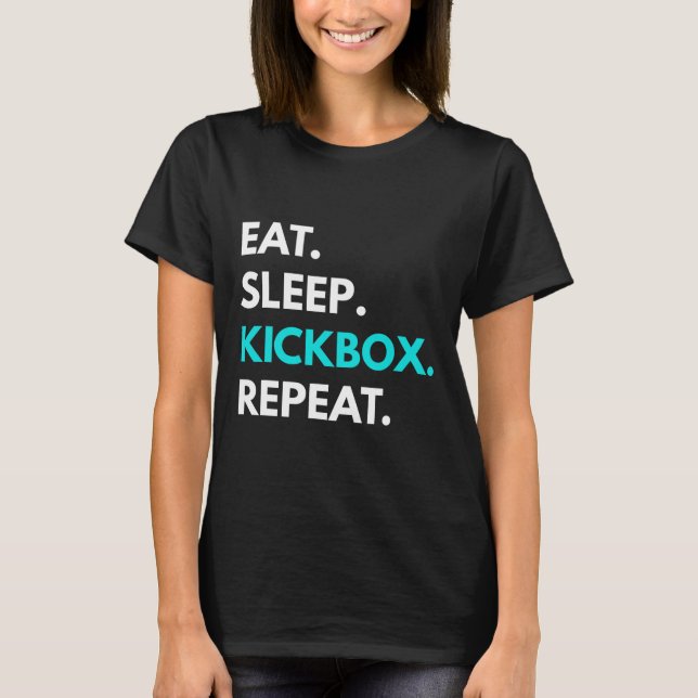 Camiseta Come Repeats Tees de Kickboxing (Anverso)