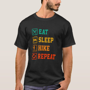 Camiseta Come Rezar Caminar Repetir Trekking Montañismo Hik