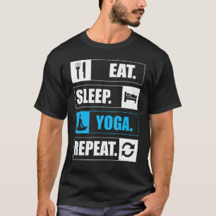 Camiseta Come Rezar Yoga Repetir Genial Profesor Espiritua