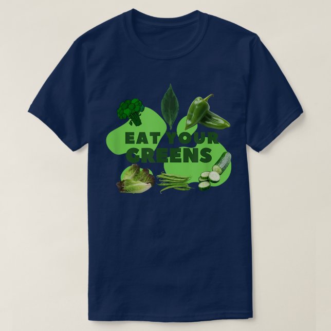CAMISETA COME SUS VERDES (Diseño del anverso)