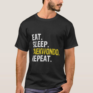 Camiseta Come Taekwondo Duerme Repite
