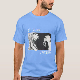Camiseta Come Tu Proteína Divertido Gimnasio De Fitness Ata