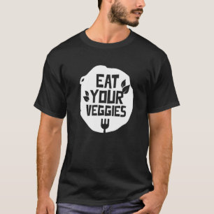 Camiseta Come Verduras Plan de Jardín Vegetariano de Verdur