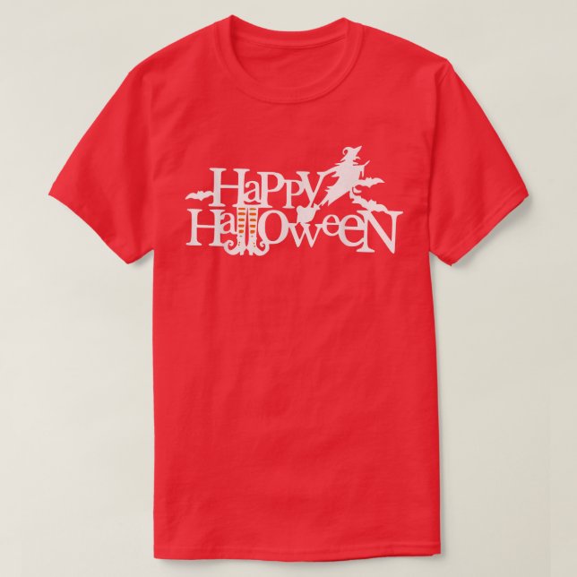 Camiseta Come We Fly Funny Witch Halloween Happy Halloween  (Diseño del anverso)