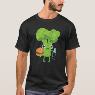 Camiseta Comebrócoli Vegano Verdura Saludable Vegetariano