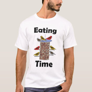 Camiseta Comedero de pájaros en el patio trasero, hora de c