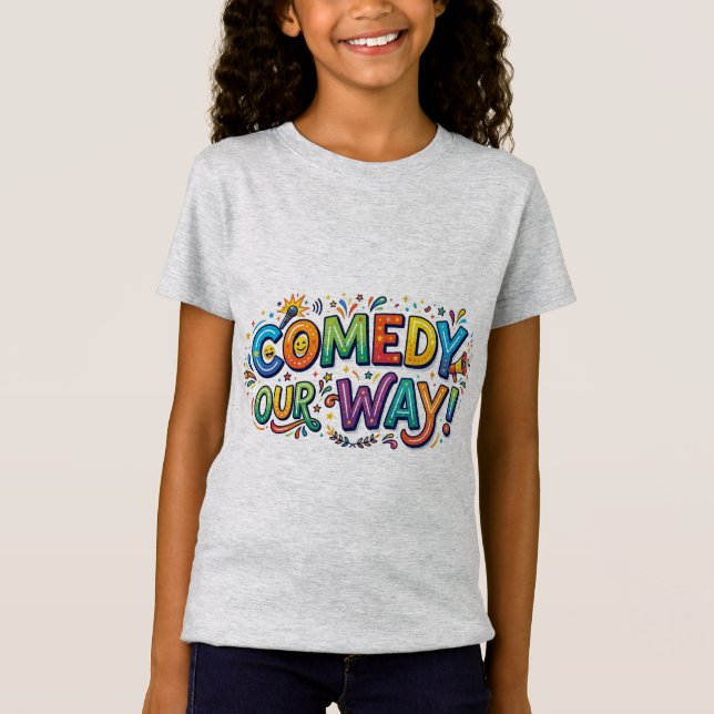 Camiseta Comedia a Nuestro Estilo. (Anverso)