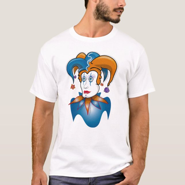 Camiseta Comedia de Jester Harlequin (Anverso)