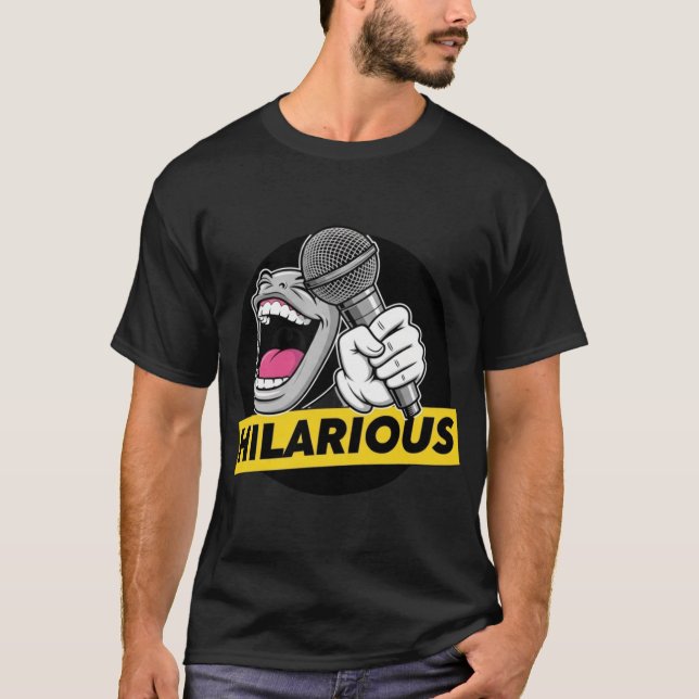 Camiseta Comedia de risa a carcajadas (Anverso)
