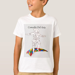 Camiseta comedia del arte harlequin