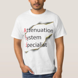 Camiseta Comedia Funny Attenuation System Specialist