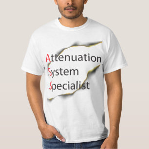 Camiseta Comedia Funny Attenuation System Specialist