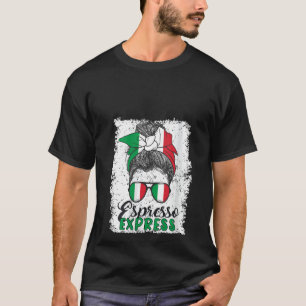 Camiseta Comedia italiana con broma cita bandera italiana V