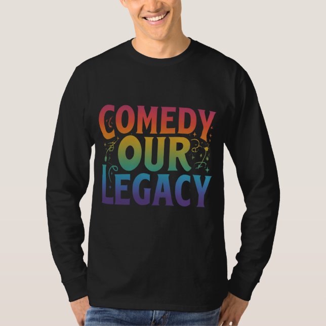 Camiseta Comedia, nuestro legado (Anverso)