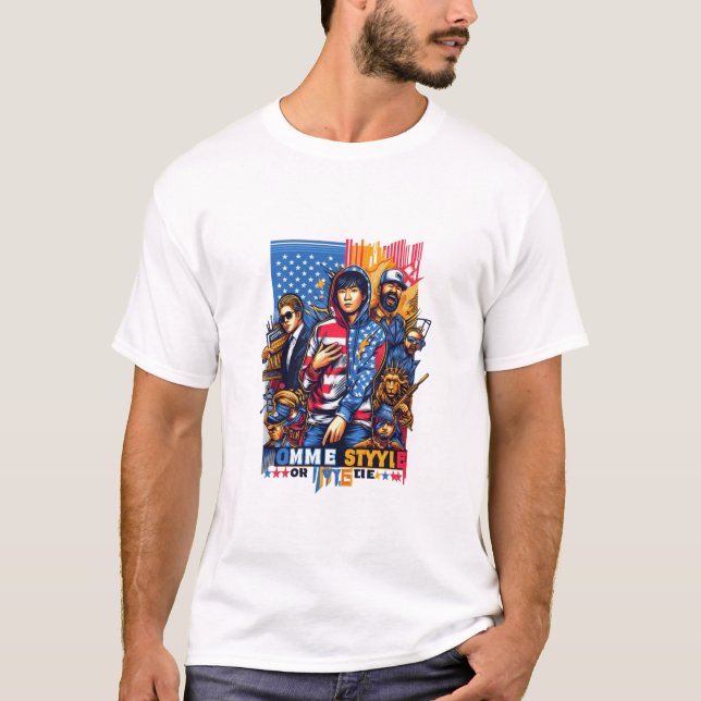 Camiseta Comedia y estilo (Anverso)