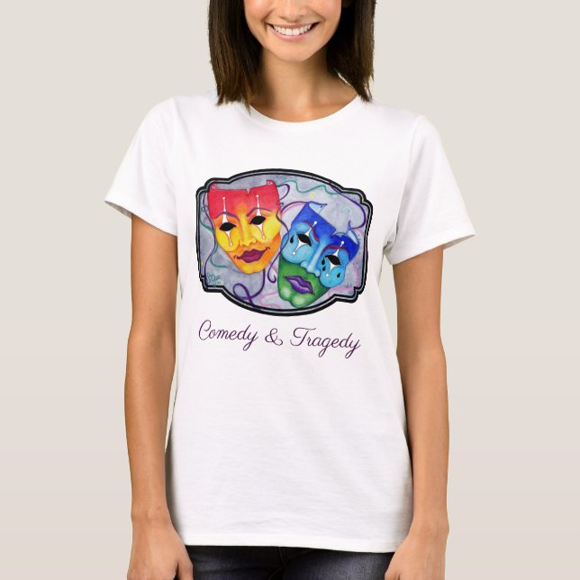 Camiseta Comedia y tragedia (Anverso)