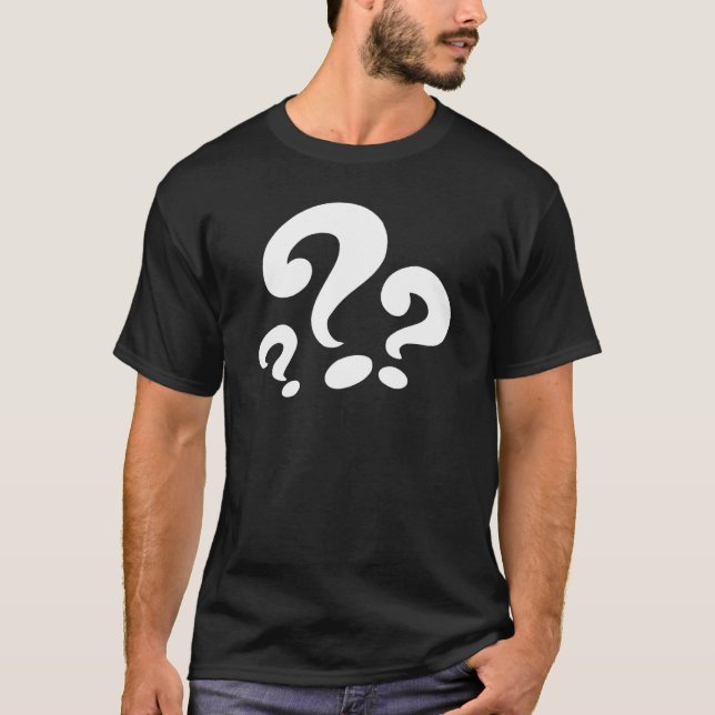 Camiseta Comedian   QUESTION MARK (Anverso)