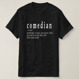 Camiseta Comediante, compañero de trabajo, profesión, comic