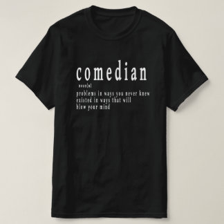 Camiseta Comediante, compañero de trabajo, profesión, comic