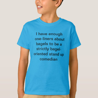 Camiseta comediante de bagel