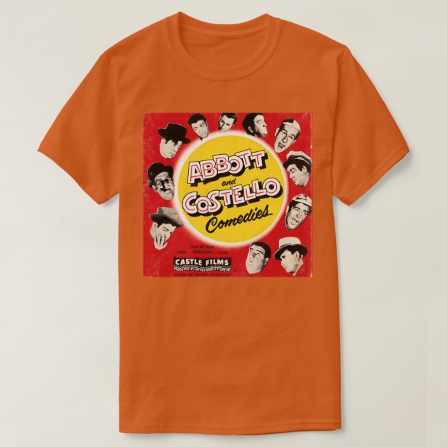 Camiseta Comedias de Abbott y Costello (Diseño del anverso)