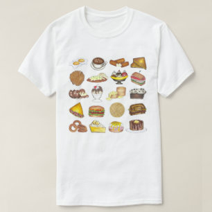 Camiseta Comedor clásico americano de almuerzo contador de
