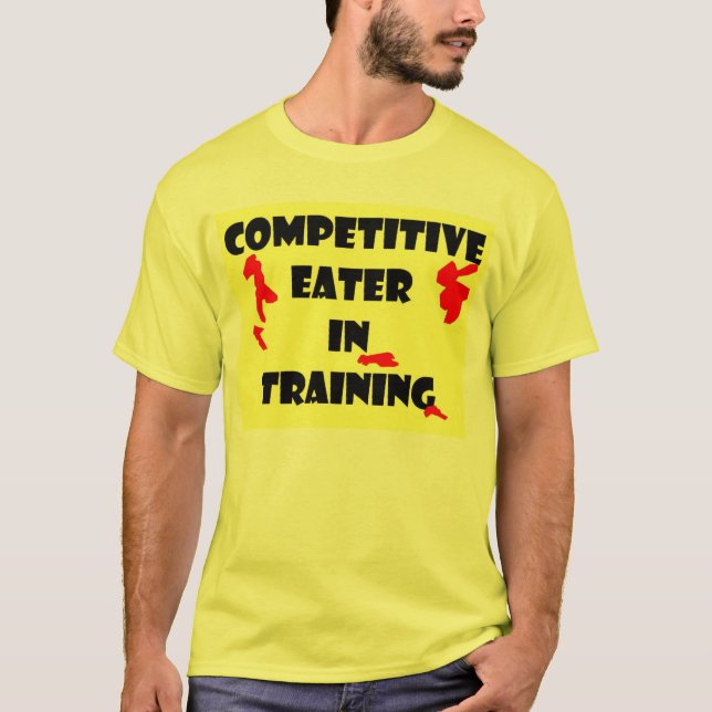 Camiseta Comedor competitivo en el entrenamiento (Anverso)