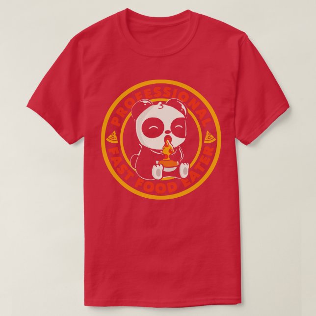 Camiseta Comedor de comida rápida profesional por Tobe Fons (Diseño del anverso)