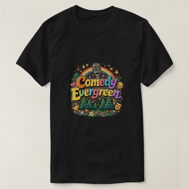 Camiseta Comedy Evergreen: Timeless Humor Retro Aesthetic (Diseño del anverso)